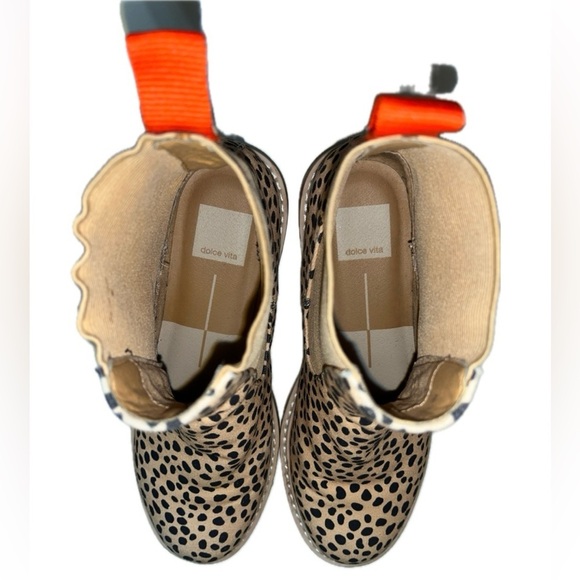 Dolce Vita ‘Pepper’ 7M Leopard Cheetah Animal Print Chelsea Bootie - Picture 5 of 11